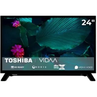 Toshiba 24WV2F63DAZ, LED-Fernseher (60 cm (24 Zoll), schwarz, WXGA, VIDAA-Betriebssystem)