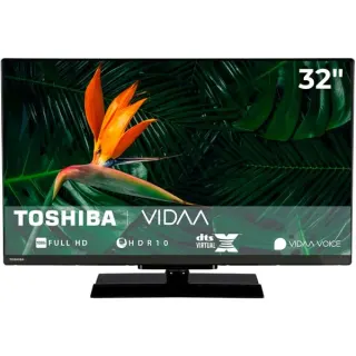Toshiba 32LV3E63DA, LED-Fernseher (80 cm (32 Zoll), schwarz, FullHD, Triple Tuner, SmartTV, VIDAA)