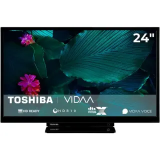 Toshiba 24WV3F63DA, LED-Fernseher (60 cm (24 Zoll), schwarz, WXGA, VIDAA-Betriebssystem)