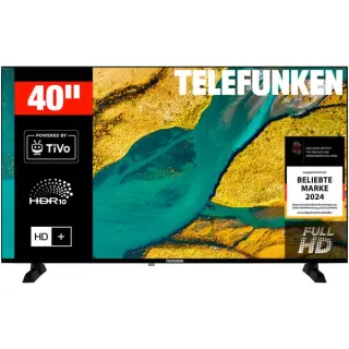 Telefunken XF40TP900S, LED-Fernseher (102 cm (40 Zoll), schwarz, FullHD, TiVo OS-Betriebssystem)