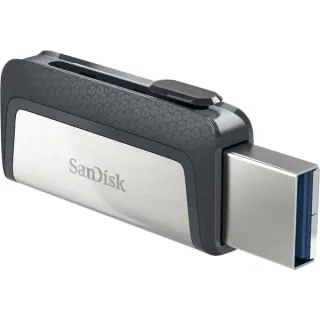 SanDisk Ultra Dual USB Typ-C Laufwerk 128 GB, USB-Stick (USB-A 3.2 Gen 1, USB-C 3.2 Gen 1)