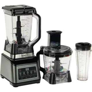 Ninja 3-in-1 Küchenmaschine & Mixer BN800EU mit Auto-iQ (schwarz, 1.200 Watt)