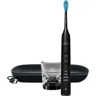Philips Sonicare 9000 DiamondClean HX9911/09, Elektrische Zahnbürste (schwarz)