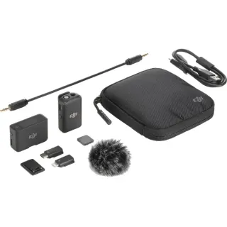 DJI Mic Mini 2 , Mikrofon ((1 Sender + 1 Mobile Empfänger + Ladeschale) Bluetooth 5.3)