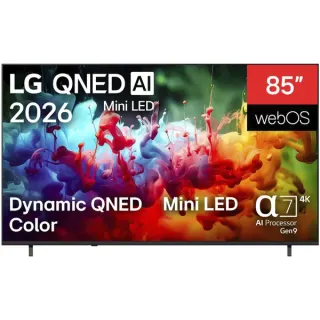 LG 85QNED7EB3A.AEUD, QNED-Fernseher (215 cm (85 Zoll), schwarz, UltraHD/4K, Triple Tuner)