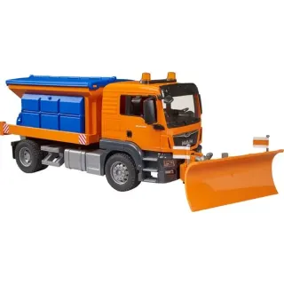 bruder 03785 MAN TGS Winterdienst mit Räumschild, Modellfahrzeug