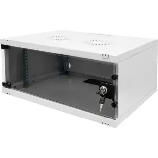 Digitus Wandgehäuse SOHO, unmontiert - 540x400mm (BxT) , IT-Schrank (hellgrau, 4 Höheneinheiten)