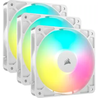 Corsair RS120 ARGB, Gehäuselüfter (weiß, 3er Pack, 120 mm)