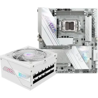 GIGABYTE X870 A TACHYON ICE + GP-AE1000PM PG5 ICE, PC-Aufrüstkit (weiß)