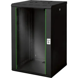 Digitus Wandgehäuse Unique 600x600 20HE, IT-Schrank (schwarz, 20 Höheneinheiten)