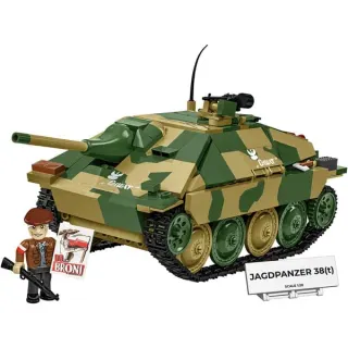COBI Jagdpanzer 38(t) "Chwat" (Brave), Konstruktionsspielzeug (Maßstab 1:28)