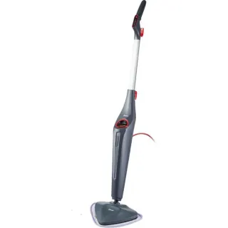 Vileda Dampfreiniger Steam Plus Pro Compact (schwarz/rot)