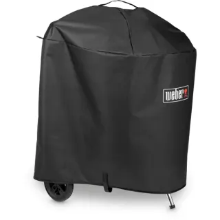 Weber Premium Abdeckhaube 7186, Schutzhaube (schwarz, Für Master-Touch Premium Holzkohlegrills)