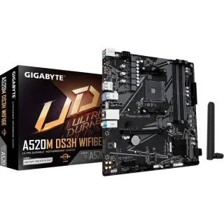 GIGABYTE A520M DS3H WF6E, Mainboard