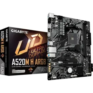 GIGABYTE A520M H ARGB, Mainboard