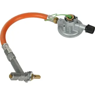 Weber Ersatzteil 65741 Schlauch und Regler, Ventil, Druckminderer (50 mbar)