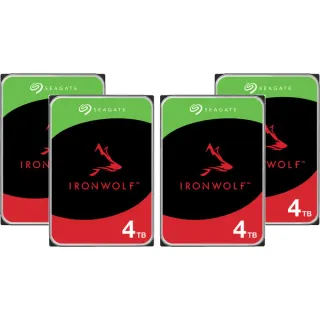 Seagate IronWolf NAS 4 x 4 TB Bundle, Festplatte (SATA 6 Gb/s, 3,5", 4er Bundle)