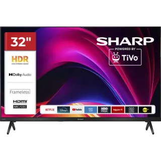 SHARP 32HE2745E, LED-Fernseher (81 cm (32 Zoll), schwarz, WUXGA, Triple Tuner)