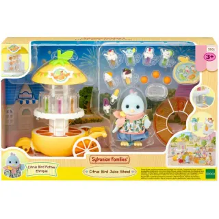EPOCH Sylvanian Families - Zitronenvogel Saftbar Spielset, Konstruktionsspielzeug