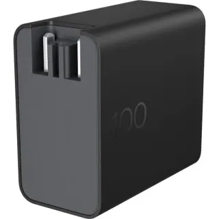 HP 100 W GaN-Wandladegerät (schwarz, für Laptops, Smartphones und Tablets)