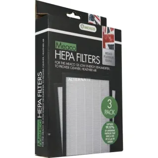 Meaco Platinum 12 HEPA-Filter, 3 Stück (für Meaco 20L LowEnergy Platinum Luftentfeuchter)