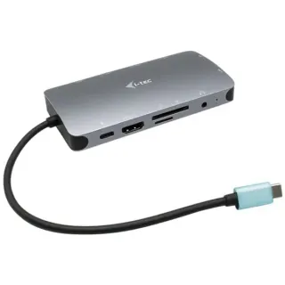 i-tec USB-C Metal Nano Dock, Dockingstation (grau, HDMI, VGA, Power Delivery)