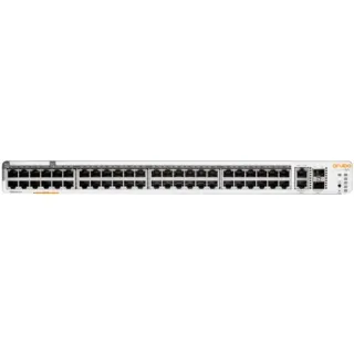 Hewlett Packard Enterprise Networking Instant On Switch 40 Anschlüsse Gigabit CL4 8 Anschlüsse Gigabit CL6 PoE 2 Anschlüsse 10GBT 2 Anschlüsse SFP+ 600 W 1960 (600W PoE)