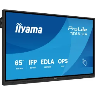 iiyama ProLite TE6513A-B2AG, Public Display (schwarz (matt), UltraHD/4K, IPS, Touchscreen)
