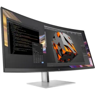 HP Pro 738pu Thunderbolt 4-Monitor, LED-Monitor (95.3 cm (37.5 Zoll), schwarz/silber, WQHD+, IPS Black, Curved, Docking-Monitor)