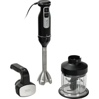 Ninja Foodi 3-in-1 Hand-& Stabmixer-Set (schwarz, 850 Watt, Stabmixer, Handmixer und Zerkleinerer)