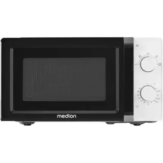 Medion MD11475, Mikrowelle (schwarz/weiß)