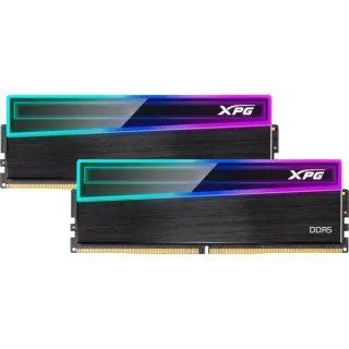 ADATA DIMM 32 GB DDR5-6400 (2x 16 GB) Dual-Kit, Arbeitsspeicher (schwarz, AX5U6400C3216G-DCNKRBK, XPG NOVAKEY RGB Black, INTEL XMP, AMD EXPO)