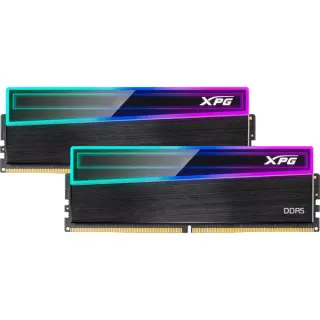 ADATA DIMM 32 GB DDR5-6000 (2x 16 GB) Dual-Kit, Arbeitsspeicher (schwarz, AX5U6000C3016G-DCNKRBK, XPG NOVAKEY RGB Black, INTEL XMP, AMD EXPO)