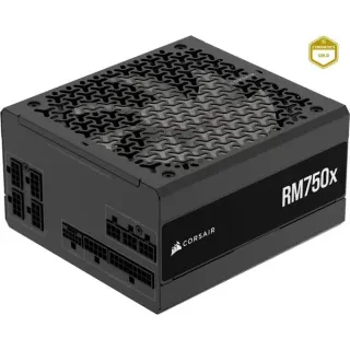 Corsair RM750x (2024), PC-Netzteil (schwarz, 1x 12+4 Pin High Power GPU, 3x PCIe, Kabel-Management, 750 Watt)