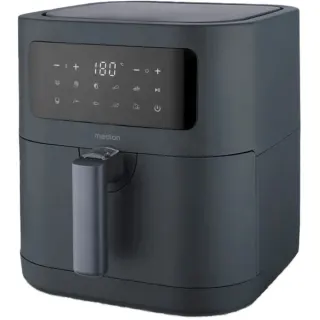 Medion Heißluftfritteuse Life MD 11740 E40 XL (grau, 2.150 Watt, Korb 5,2 Liter)