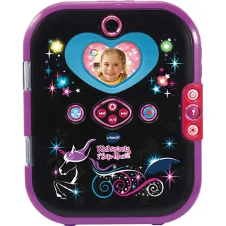 VTech Kidisecrets Selfie Music 2.0, Lerncomputer (schwarz/lila)