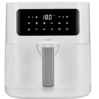 Medion Heißluftfritteuse Life MD 11740 E40 XL (weiß, 2.150 Watt, Korb 5,2 Liter)