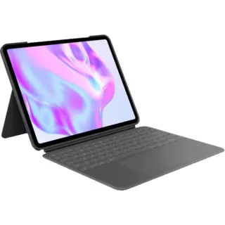 Logitech Combo Touch, Tastatur (graphit, DE-Layout, Scherenmechanik, für iPad Pro 13" (M4))