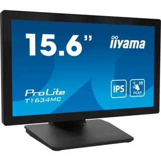 iiyama ProLite T1634MC-B1S, LED-Monitor (40 cm (16 Zoll), schwarz (matt), FullHD, IPS, HDMI, DisplayPort)