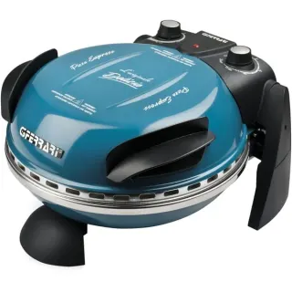 G3 Ferrari Delizia Pizzaofen G1000604 (blau, 1.200 Watt, für Pizza Ø 31cm)