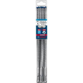 Bosch Professional EXPERT Hammerbohrer SDS-plus-7X, Ø 6mm, 10 Stück (Arbeitslänge 200mm)