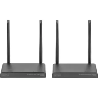 Digitus 4K Wireless HDMI KVM Extender Set, HDMI Verlängerung (schwarz)