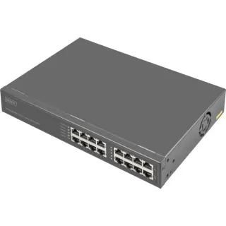 Digitus 8-Port Gigabit Ethernet PoE Injektor, 802.3bt, 250W, PoE-Injektor (grau)