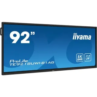 iiyama ProLite TE9218UWI-B1AG, Public Display (schwarz (matt), UltraHD/5K, VA, Touchscreen, USB-C)