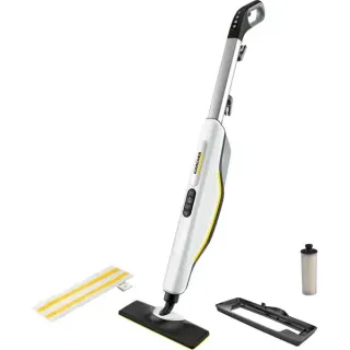 Kärcher SC 3 Upright EasyFix, Dampfreiniger (weiß/schwarz, 1.600 Watt, mit Bodenreinigungsset EasyFix, B-Ware)