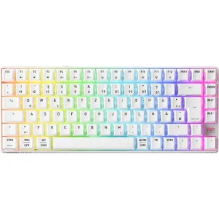 CHERRY XTRFY K33 Compact Wireless , Gaming-Tastatur (weiß, DE-Layout, Rubberdome)
