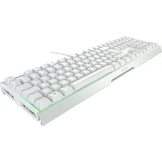 CHERRY XTRFY MX 3.1, Gaming-Tastatur (weiß/silber, DE-Layout, Cherry MX2A Red)