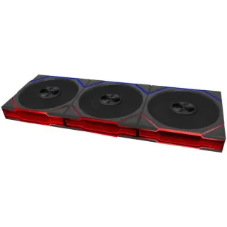 Lian Li UNI FAN TL FLEX 120 Wireless, Gehäuselüfter (schwarz, 3er Pack mit Controller, 120 mm)