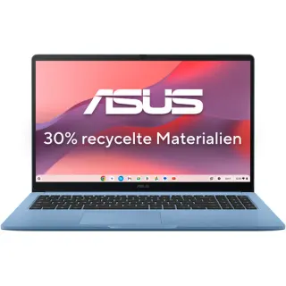 ASUS Chromebook CM15 (CM1505CM4A-S70030), Notebook (blau, MediaTek Kompanio 540, Mali-G57 MC2, 4 GB LPDDR5X, 128 GB (128 GB eMMC), Google Chrome OS)