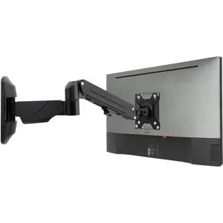 Lindy Display-Wandhalterung mit Gasdruckfeder, Monitorhalterung (schwarz, für Monitore bis 81,3 cm (32"))